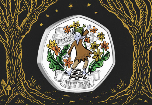 Jersey 50p colour coin 2025 - jersey,