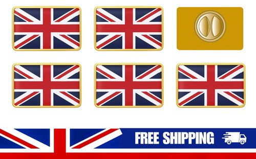 Badge union jack flag - badge,
