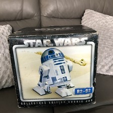 Star Wars R2-D2 Collector's Edition Cookie Jar Rare Boxed  Ceramic