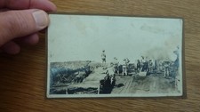 WW1 ORIGINAL PHOTO 1918c BRITISH ARTILLERY FIRING MIDDLE EAST 5.5 X 3.5"