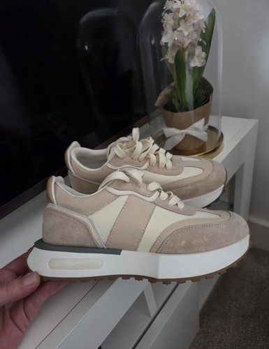 Ochnik beige suede leather - #ochnik, #beige
