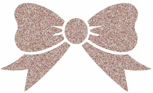 Bow and ribbon glitter vinyl - bow,