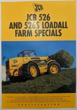 JCB Series 526 & 526S Loadall Farm Specials Sales Brochure, 1997