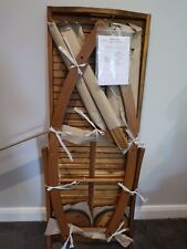 GARDENLINE ALDI WOODEN GARDEN TROLLEY DRINKS BBQ'S NEW WITH DEFECTS