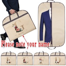 Personalised names Breathable Travel Suit Garment Dress Bag Clothes Cover Gifts