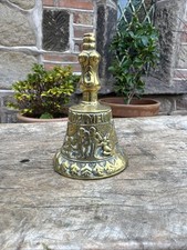 Vintage brass bell - brass, dinner