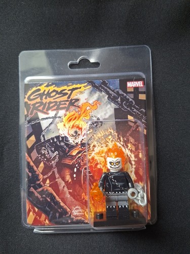 Ghost rider minifigure - rider, blister