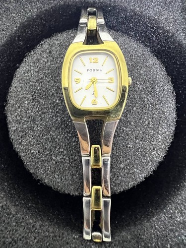 Fossil watch ladies two tone - fossil,