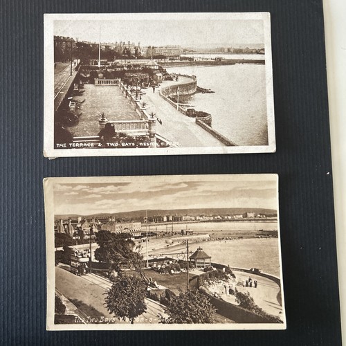 Antique postcards the two - -,