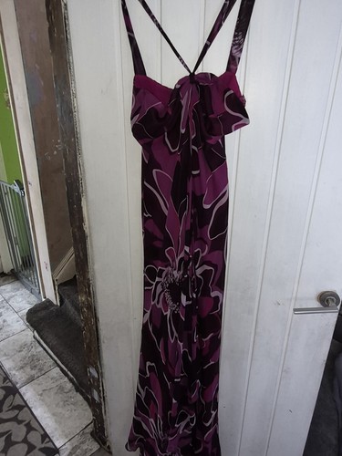 Debenhams purple floral maxi - debenhams,