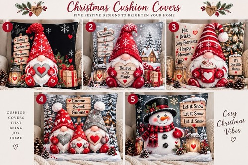 Christmas cushion cover square - christmas,