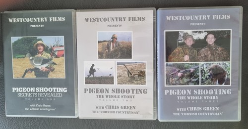Pigeon shooting dvds - shooting, x3