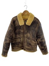 The Real Mccoy S Flight Jacket/M/Leather/Brow/43-13622-Af/Type D-1/Inner Boa/Fli
