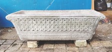 Vintage 3ft Concrete Garden Planter