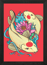 Koi tancho japanese art - koi,