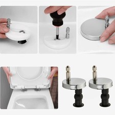 PAIR OF QUALITY TOP FIX WC