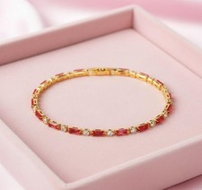 Gold Tennis Bracelet 18K