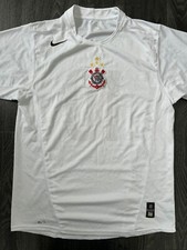 Original Authentic Nike SC Corinthians Paulista 2004 Home Shirt Mens Medium