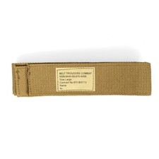 Original British Army PCS Canvas Webbing Belt - Coyote- Various Lengths- Surplus