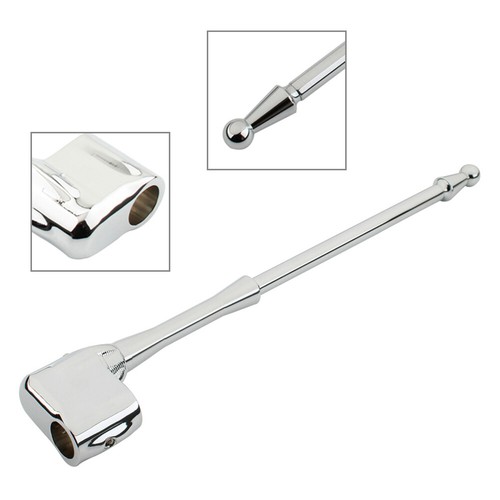 Chrome flag pole rear - rear, luggage