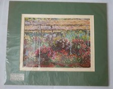 Claude Monet The Japanese Garden Reflected by the Pond Mounted Colour Print 1946