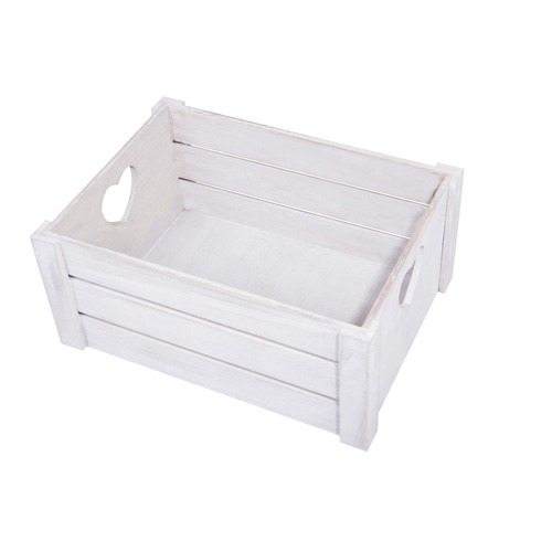 Wickerfield wooden crate - wickerfield, heart