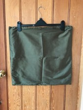 marks & spencer 100% silk dupion khaki green and gold cushion cover 50cm x 50cm
