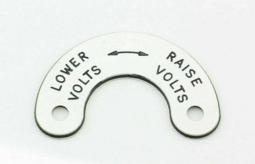 Voltage lower raise - lower/raise, panel