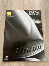 vintage nikon d3x glossy magazine  type publication