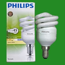 1x 8W (=45W) Philips CFL