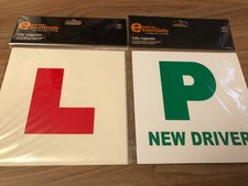 Magnetic L Plates x 3 & P Plates x 3 (L plates used - still VGC) P plates new