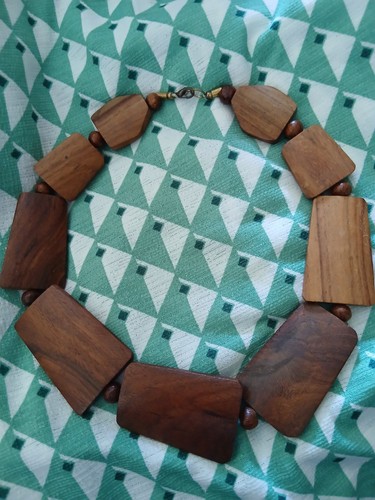 Vintage chunky wooden panel - chunky,