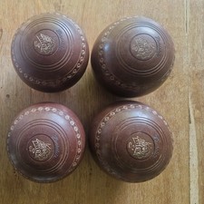 Henselite Classic Deluxe Lawn / Indoor Bowls Size 3M 3 M Medium Brown