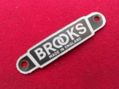 Vintage brooks saddle badge - saddle,