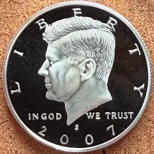 SUA HALF DOLLAR 2007 SILVER