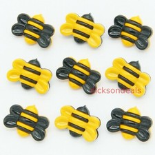 10 Bumble Bee Buttons Novelty