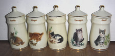 LESLEY ANNE IVORY - Special Edition - Cats Spice Jars x 5
