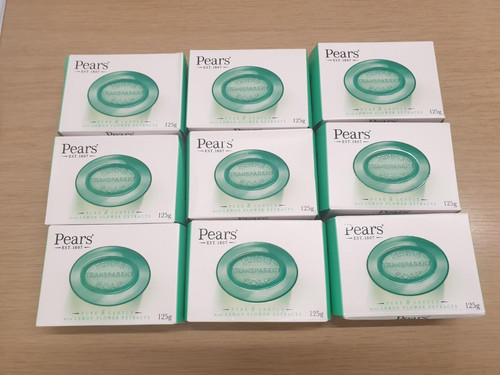 Pears transparent green soap - transparent,