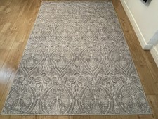 Rare Lacis Damask Grey Rug