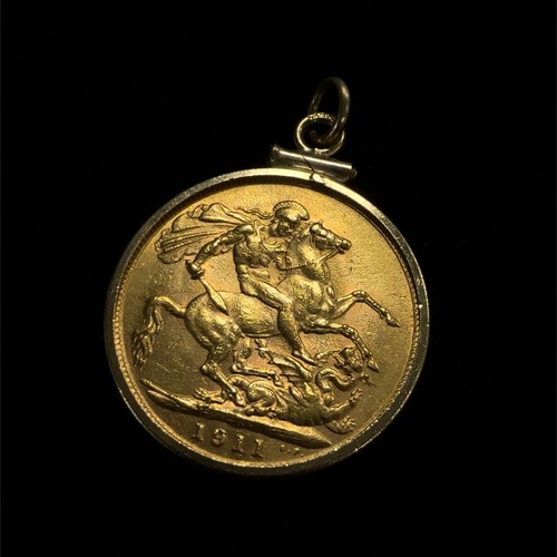 1911 britain sovereign - sovereign, .9167