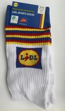 NEW -- 2025 Lidl Sports hipster Socks (Limited edition) white - size 9-11.5