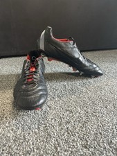 Rare Nike Tiempo Legend IV SG Football Boots Blackout Elite Model Boots Uk 12 