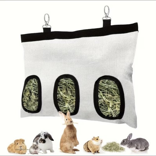 Hanging fabric hay rack - fabric,