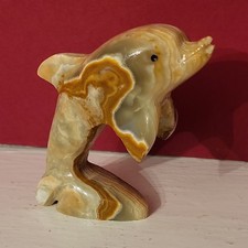 Marble Dolphin Figurine