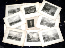 JMW Turner RA Gallery Steel Engraving on A3 Art Paper Old Master Print 1860s