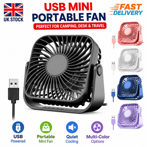 Inch portable desk fan - 5,