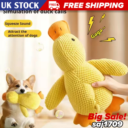 Dog hug duck plush - toy, –