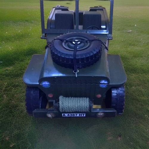 Vintage action man jeep - vintage,