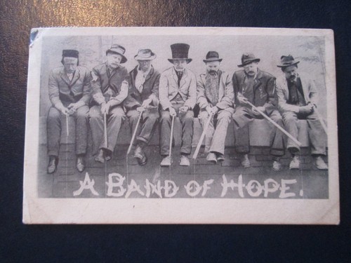 Postcard band hope - postcard, "a