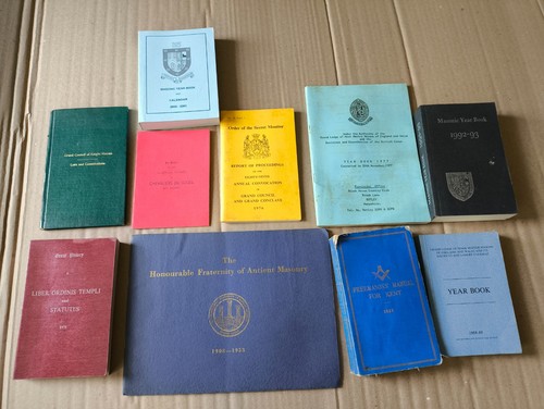 Masonic books job lot pcs - masonic,